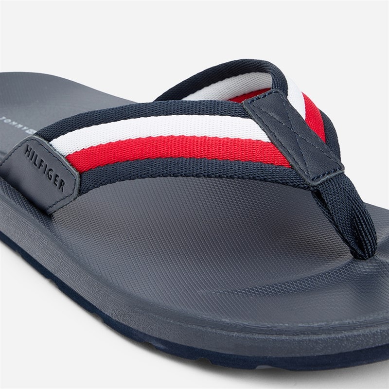 Tommy Hilfiger Herre Formstøbte Klipklappere Rwb - Billede 5