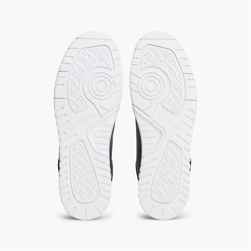 Tommy Hilfiger Herre Basket Core Perforerede Træningssko Desert Sky - Billede 2