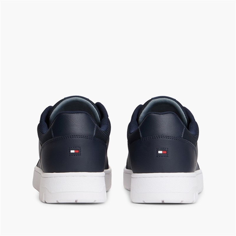 Tommy Hilfiger Herre Basket Core Perforerede Træningssko Desert Sky - Billede 3