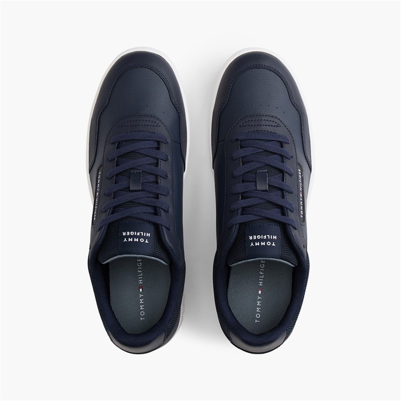Tommy Hilfiger Herre Basket Core Perforerede Træningssko Desert Sky - Billede 4