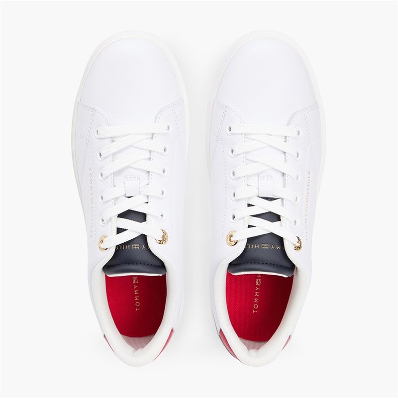 Tommy Hilfiger Dame feminine cupsole sneakers Rwb - Billede 4