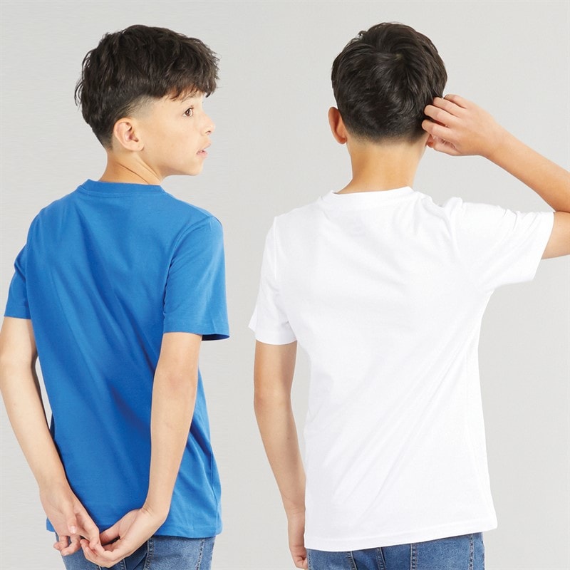 Timberland Drenge To Pakke T-Shirts Hvid - Billede 2