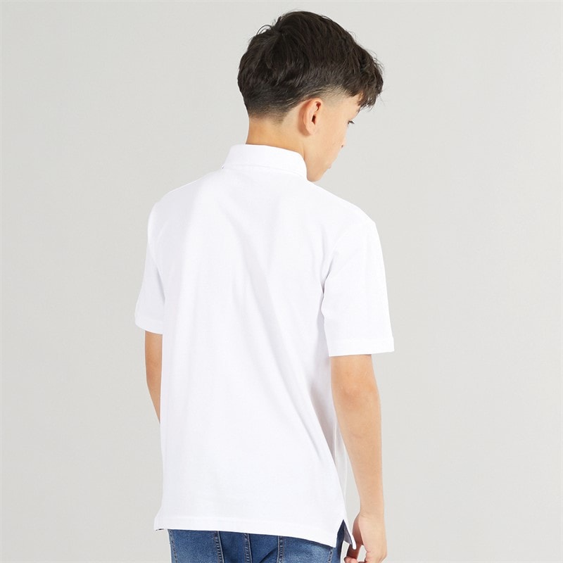 Timberland Drenge Polo Shirt Hvid - Billede 2