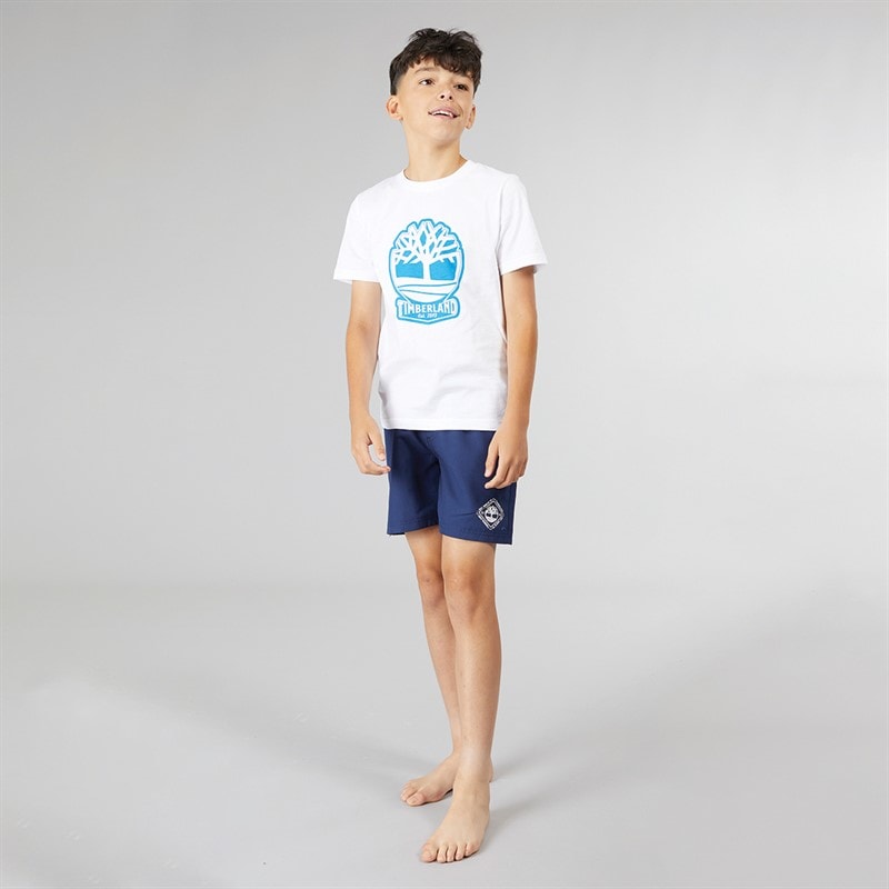Timberland Drenge Badeshorts Medieval Blue - Billede 3