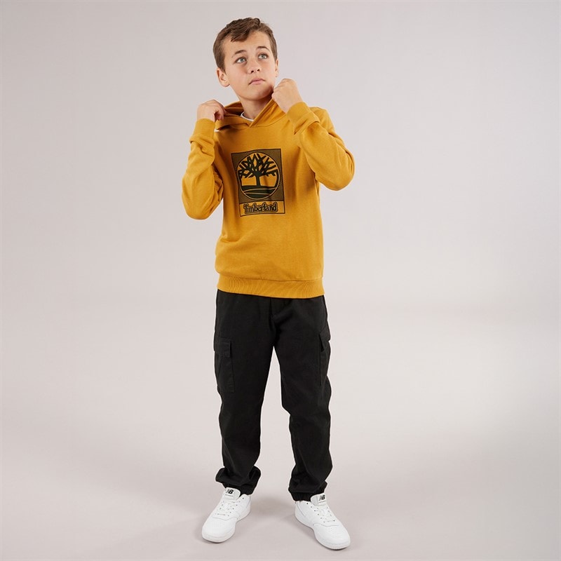 Timberland Drenge OTH Hættetrøje Beige/Sort - Billede 3