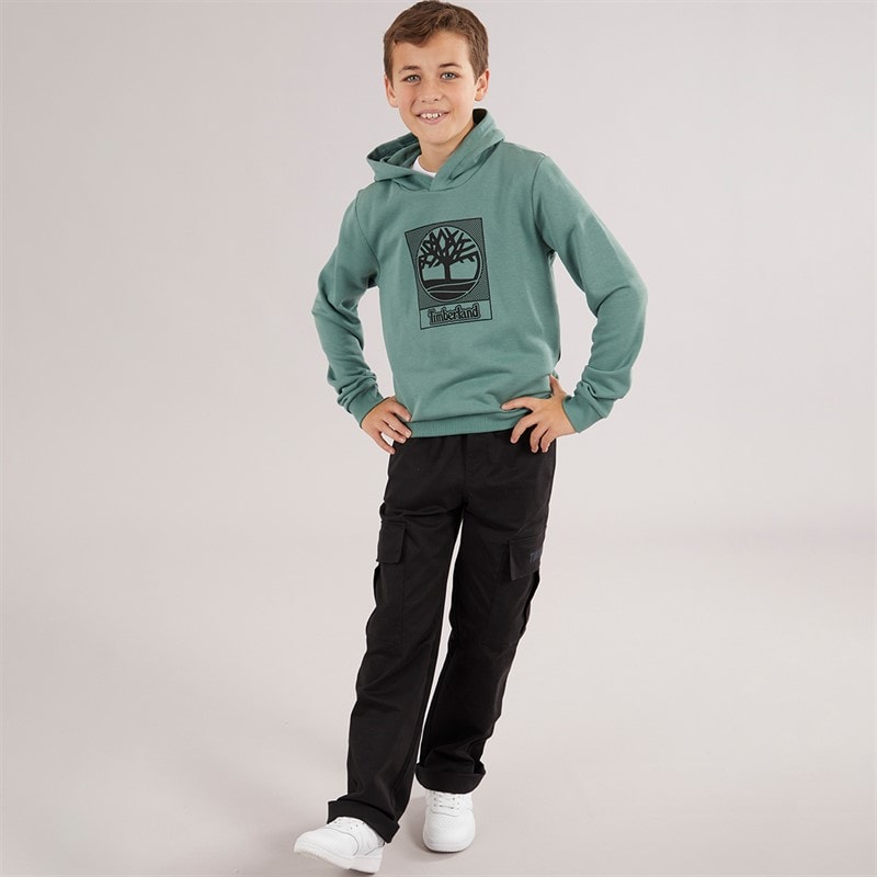 Timberland Drenge hættetrøje Forest Green - Billede 3