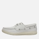 Timberland Herre Portofino Pier Båd Sko White Full Grain