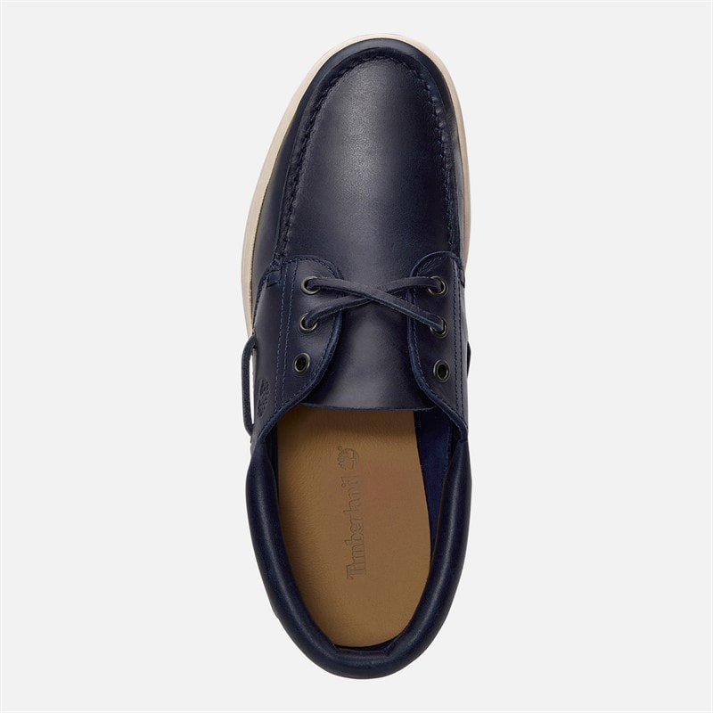 Timberland Herre Portofino Pier Båd Sko Dark Blue Full Grain - Billede 4