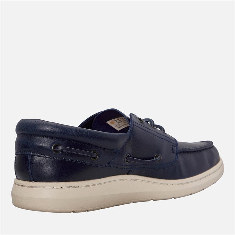 Timberland Herre Portofino Pier Båd Sko Dark Blue Full Grain - Billede 5