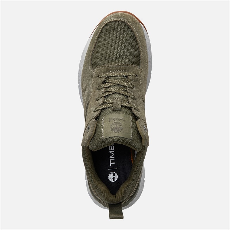 Timberland Herre Voyager Park Sko Dark Green Mesh - Billede 4