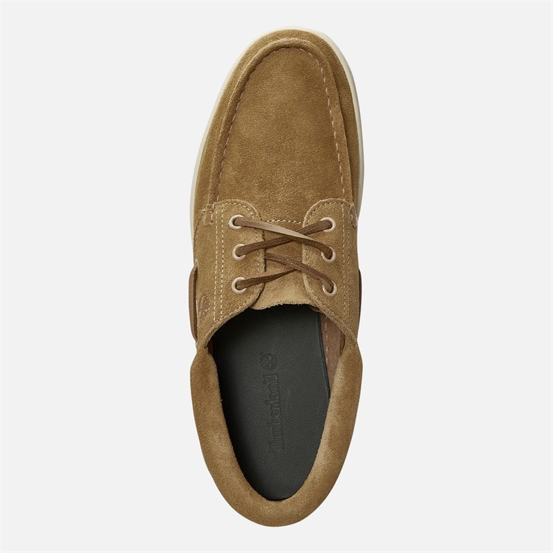 Timberland Herre Portofino Pier Bådsko Mellem Beige Ruskind - Billede 4