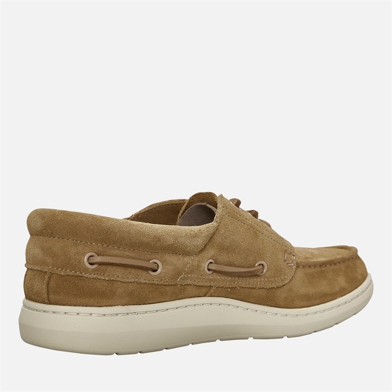 Timberland Herre Portofino Pier Bådsko Mellem Beige Ruskind - Billede 5