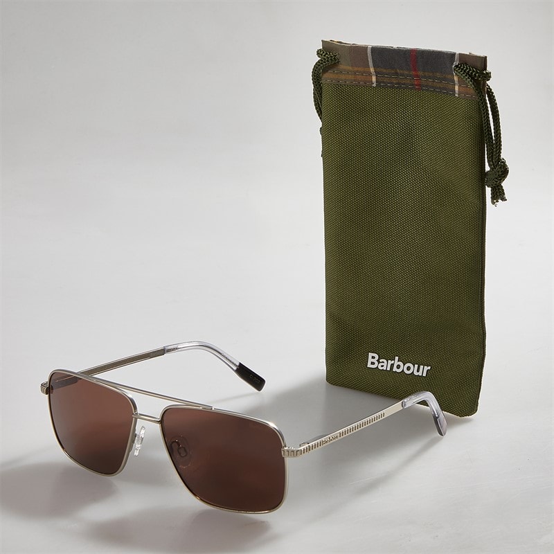 Barbour Herre Solbriller Matte Silver - Billede 3