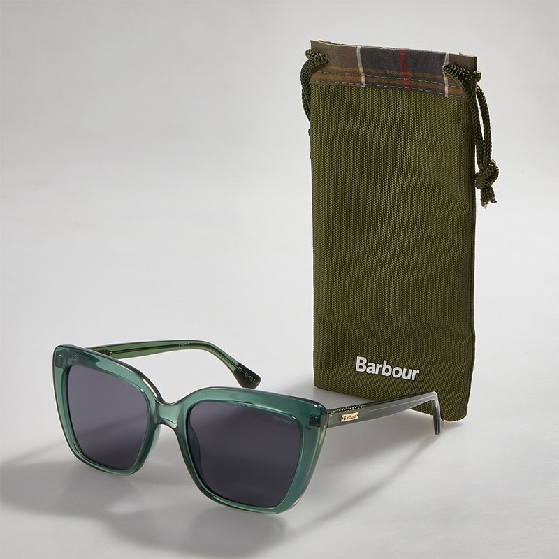 Barbour Damesolbriller Shiny Green Crystal - Billede 3