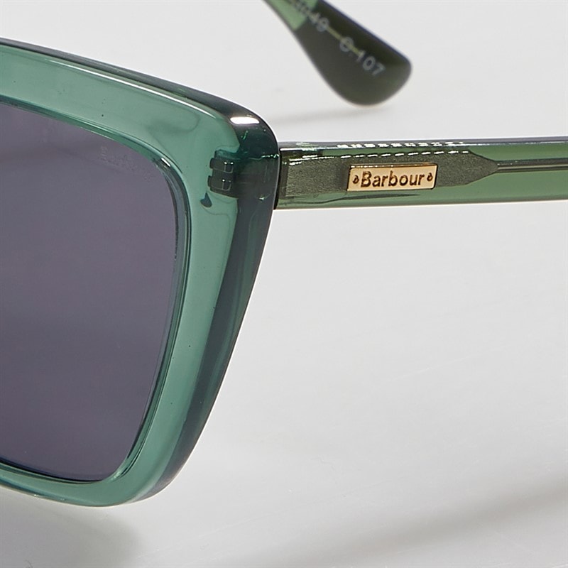 Barbour Damesolbriller Shiny Green Crystal - Billede 4