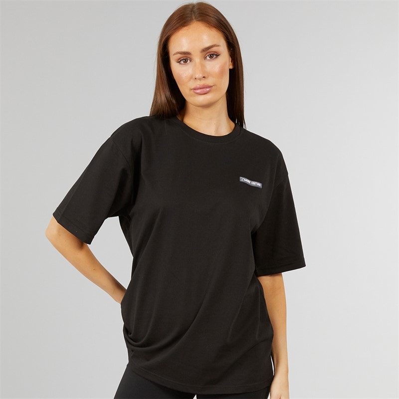 L'amore Couture Dame Ryleigh T-shirts Sort - Billede 2
