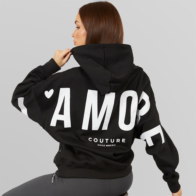 L'amore Couture Dame Ryleigh Hættetrøjer Sort