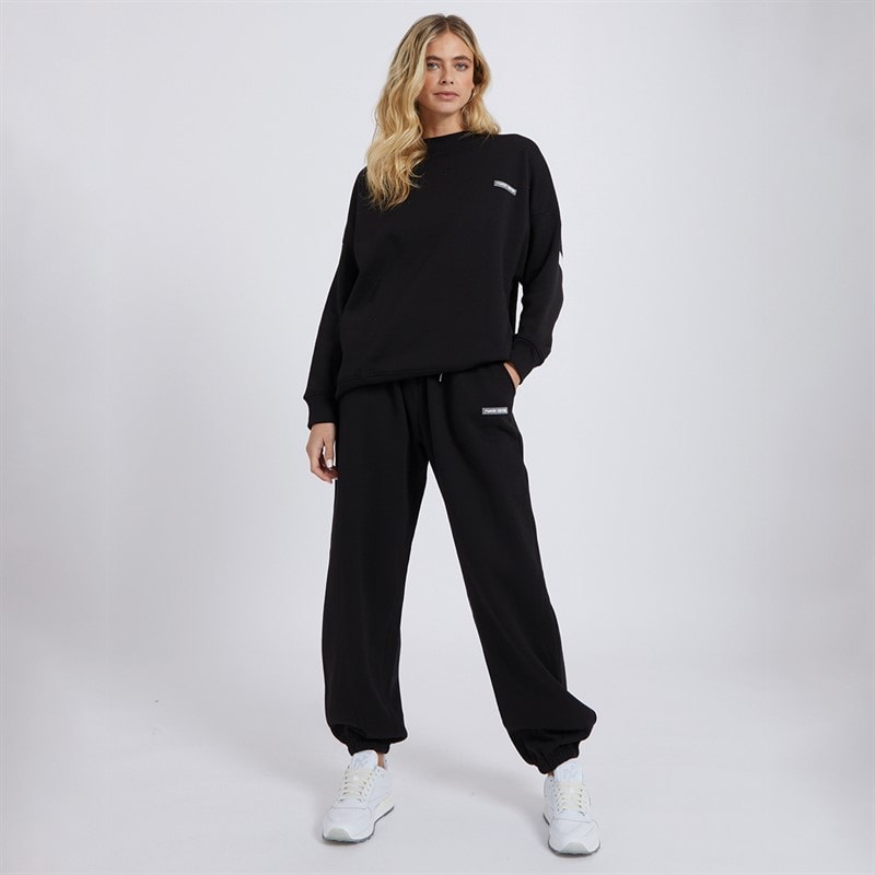 L'amore Couture Dame Ryleigh Løstsiddende Joggingbukser Sort - Billede 4