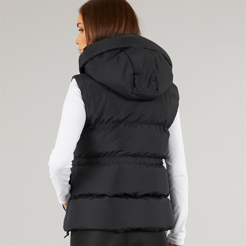 L'amore Couture Dame Cosmic Kort Gilet Sort - Billede 2