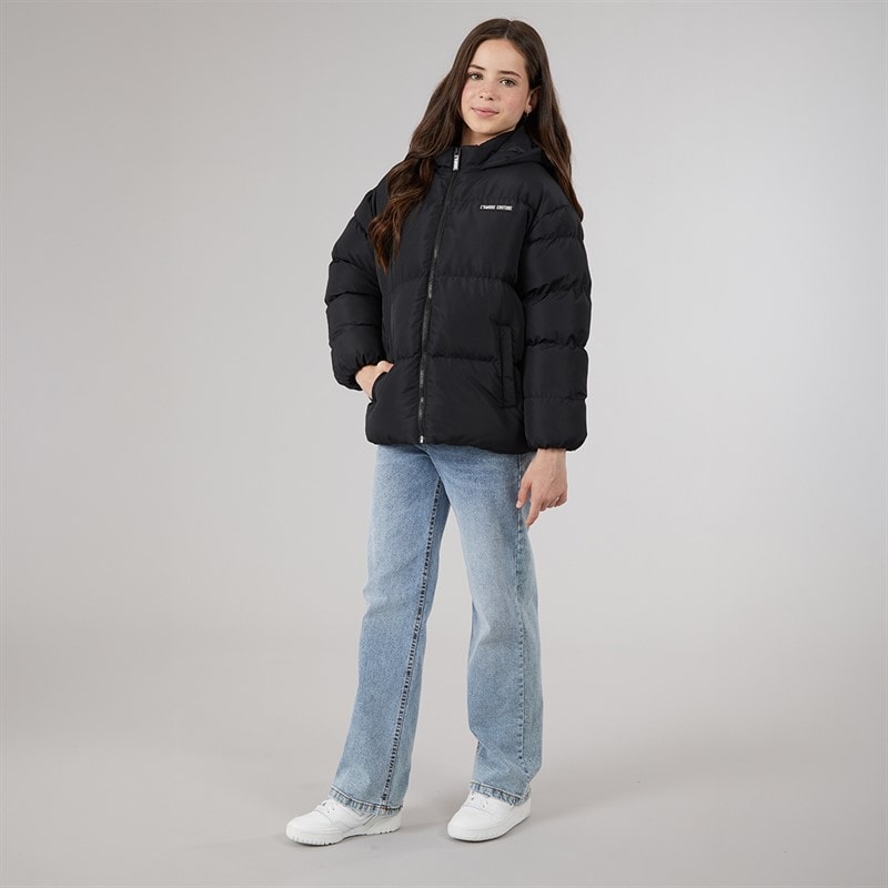 L'amore Couture Piger Riannon Ø Kort Dunjakke Sort - Billede 4