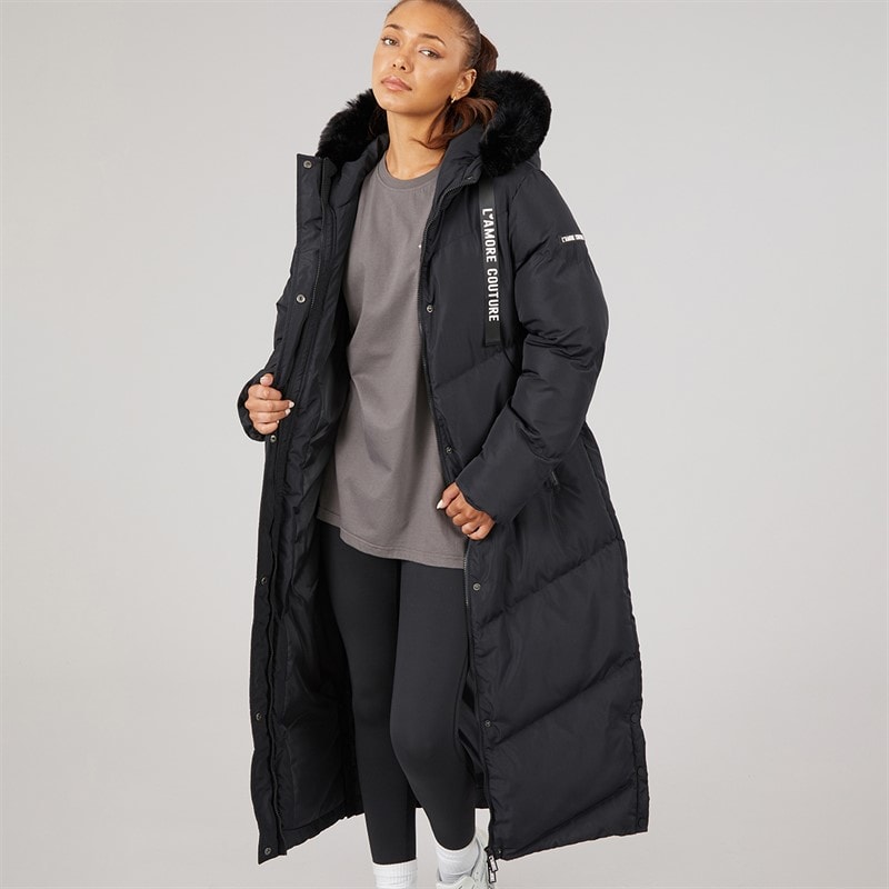 L'amore Couture Dame Madison Lang Dunjakke Sort