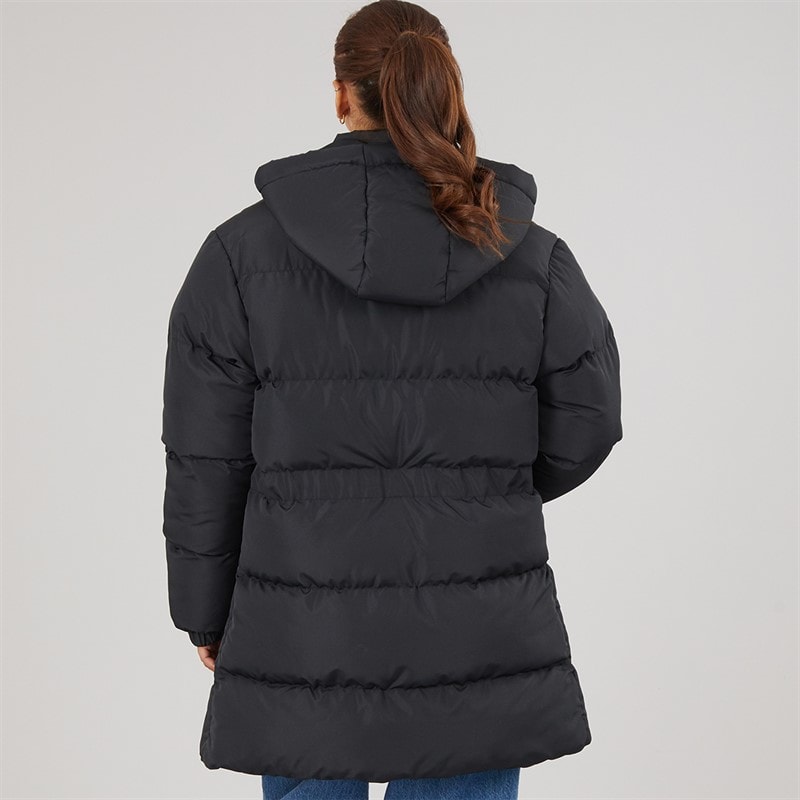L'amore Couture Dame Liana Kort Dunjakke Sort - Billede 2