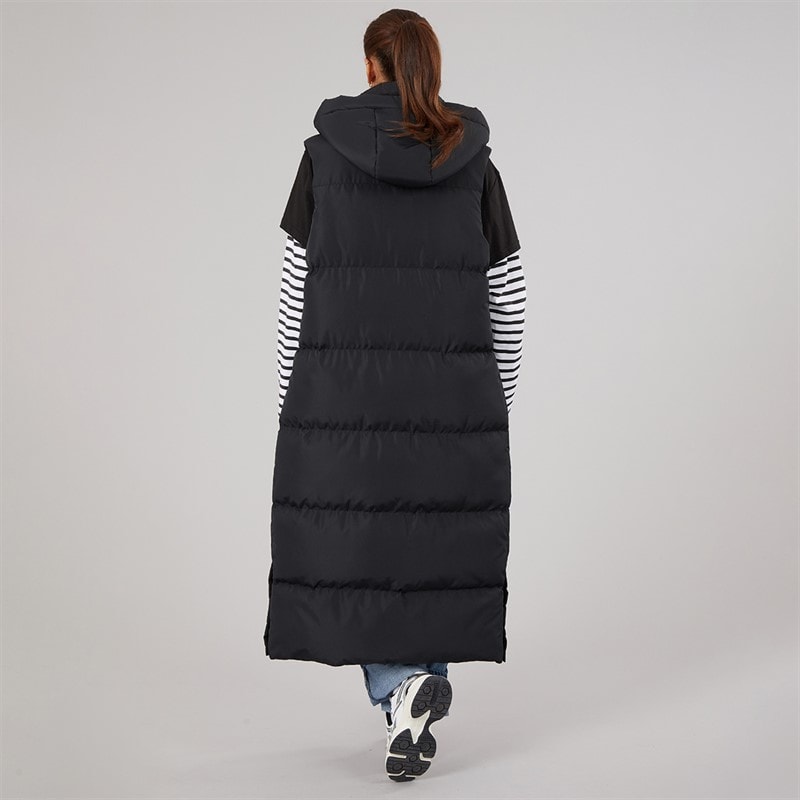 L'amore Couture Dame Brandy Lang Vest Sort - Billede 2