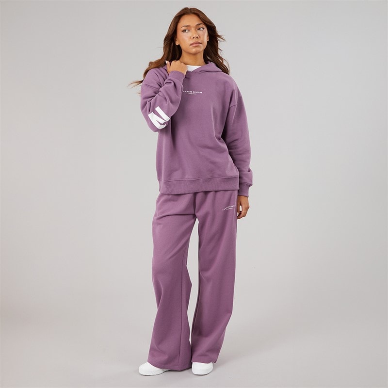 L'amore Couture Dame Novalie vide ben joggingbukser Grape - Billede 4