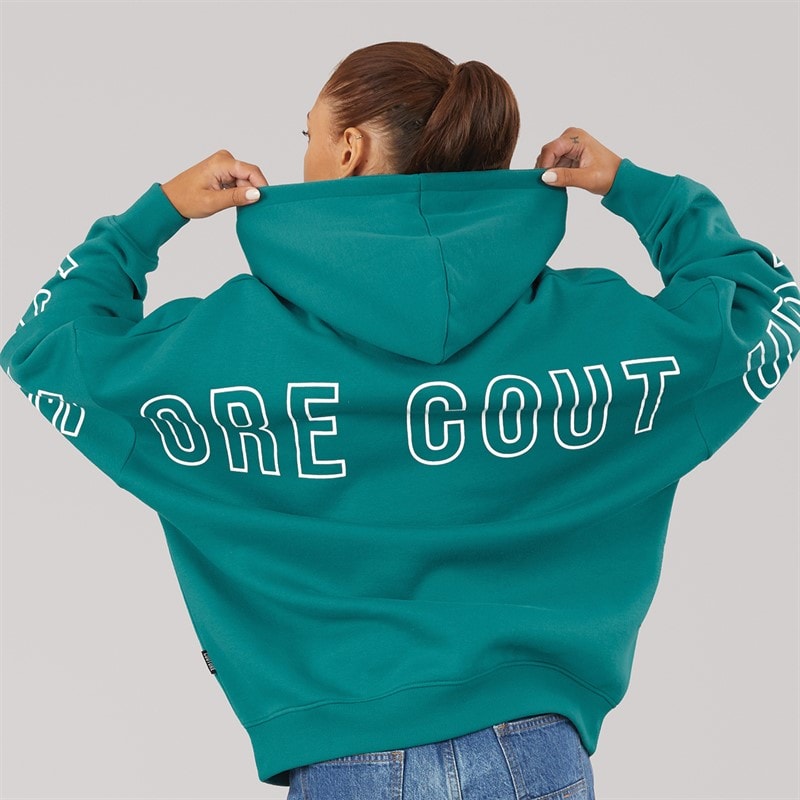 L'amore Couture Dame Norwalk Hoodie Teal - Billede 1