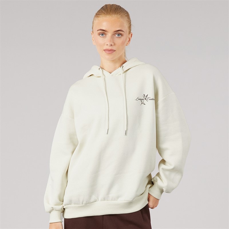 L'amore Couture Dame Japan Hoodie Creme - Billede 5