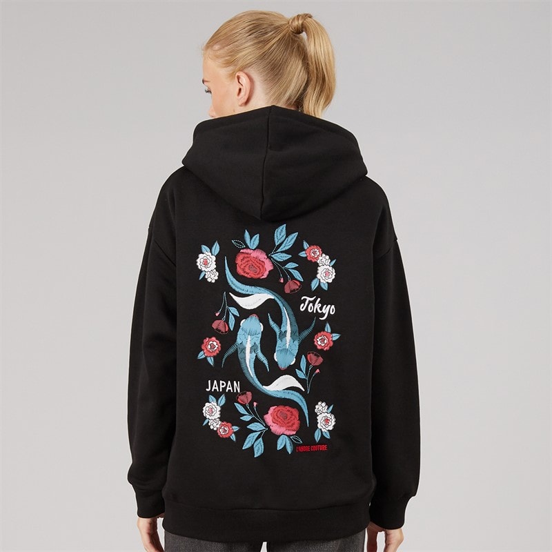 L'amore Couture Dame Tokyo Hættetrøje Sort - Billede 3