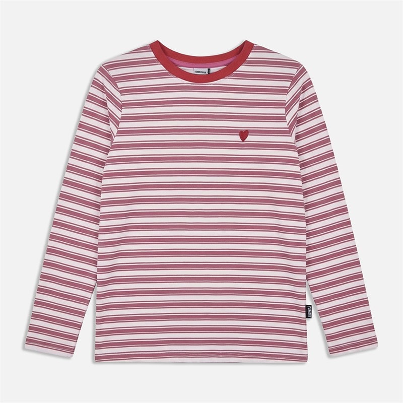 L'amore Couture Dame Eleadora Tre Pak Langærmede T Shirts Stribe, Pink, Violet - Billede 2