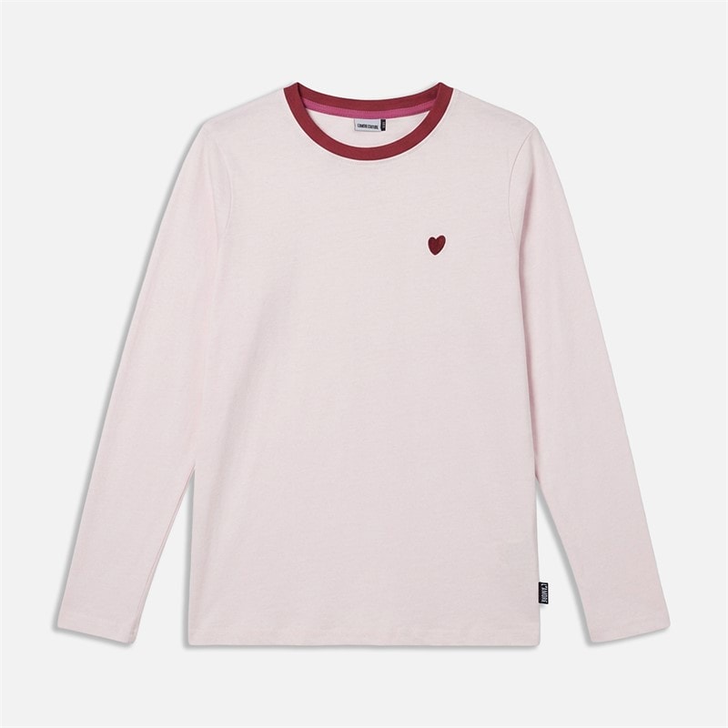 L'amore Couture Dame Eleadora Tre Pak Langærmede T Shirts Stribe, Pink, Violet - Billede 3