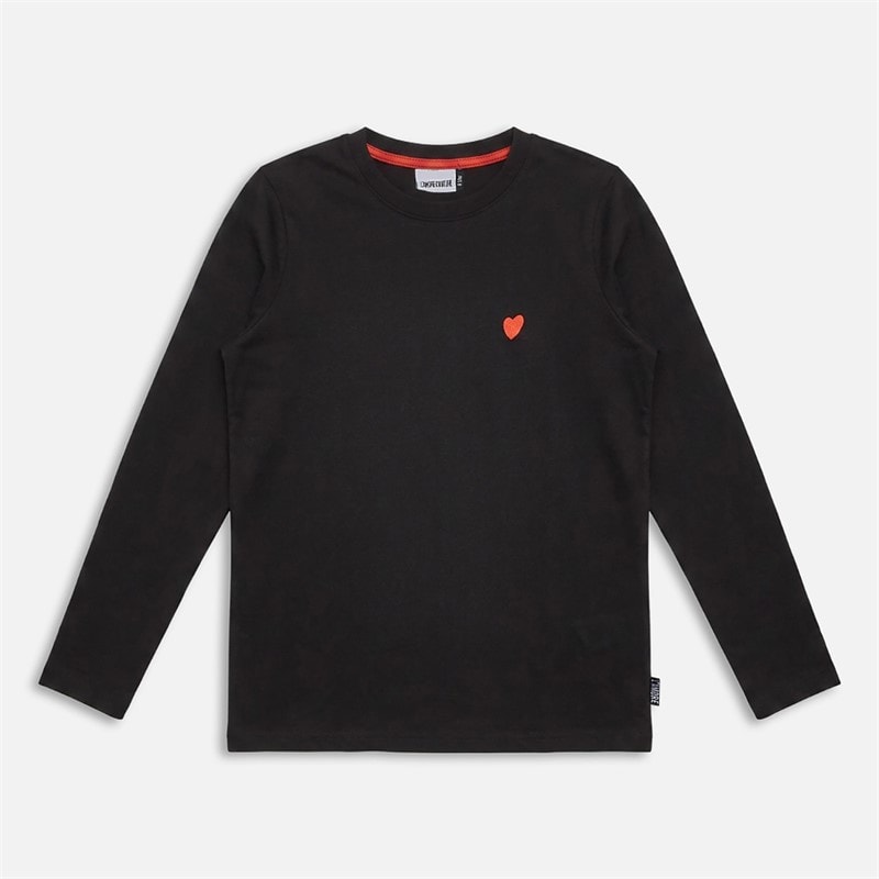 L'amore Couture Dame Esmeray Tre Pak Langærmede T shirts Stribet Lysegrå Marl Stribe, Lgm, Sort - Billede 3