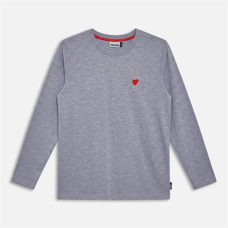 L'amore Couture Dame Esmeray Tre Pak Langærmede T shirts Stribet Lysegrå Marl Stribe, Lgm, Sort - Billede 4