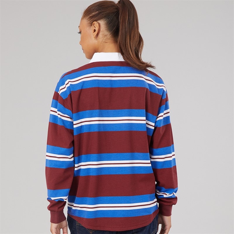 L'amore Couture Dame Palomas Rugby Trøje Burgundy - Billede 2