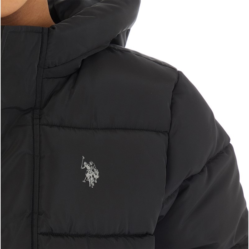 U.S. POLO ASSN. Drenge Tyk Pufferjakke Sort - Billede 3