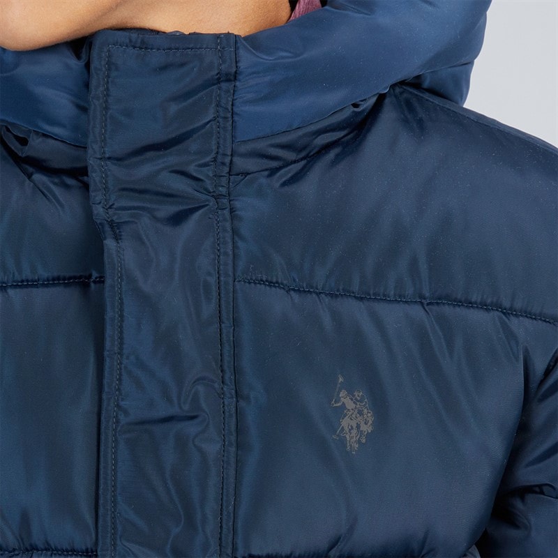 U.S. POLO ASSN. Drenge Vinterjakke Blå - Billede 5