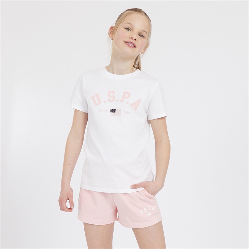 U.S. POLO ASSN. Piger Graphic Sæt Flerfarvet