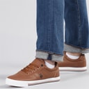 U.S. POLO ASSN. Herre Bobby PU Træningssko Tan / Navy PU