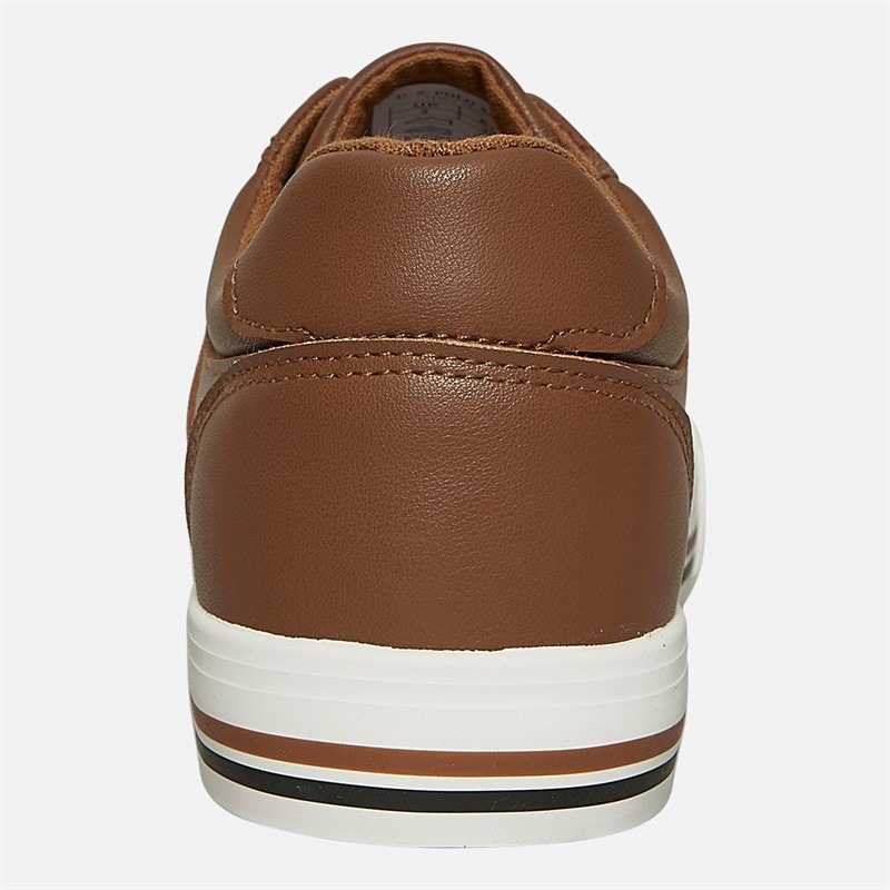 U.S. POLO ASSN. Herre Bobby PU Træningssko Tan / Navy PU - Billede 3