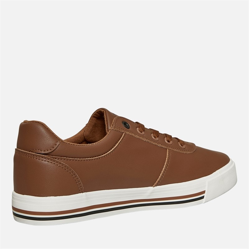 U.S. POLO ASSN. Herre Bobby PU Træningssko Tan / Navy PU - Billede 5