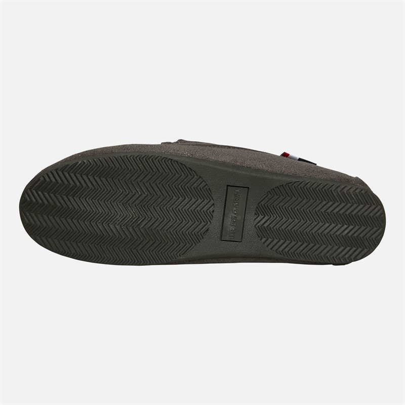 U.S. POLO ASSN. Herre Miky Mokkasin Hjemmesko Charcoal / Blå - Billede 3
