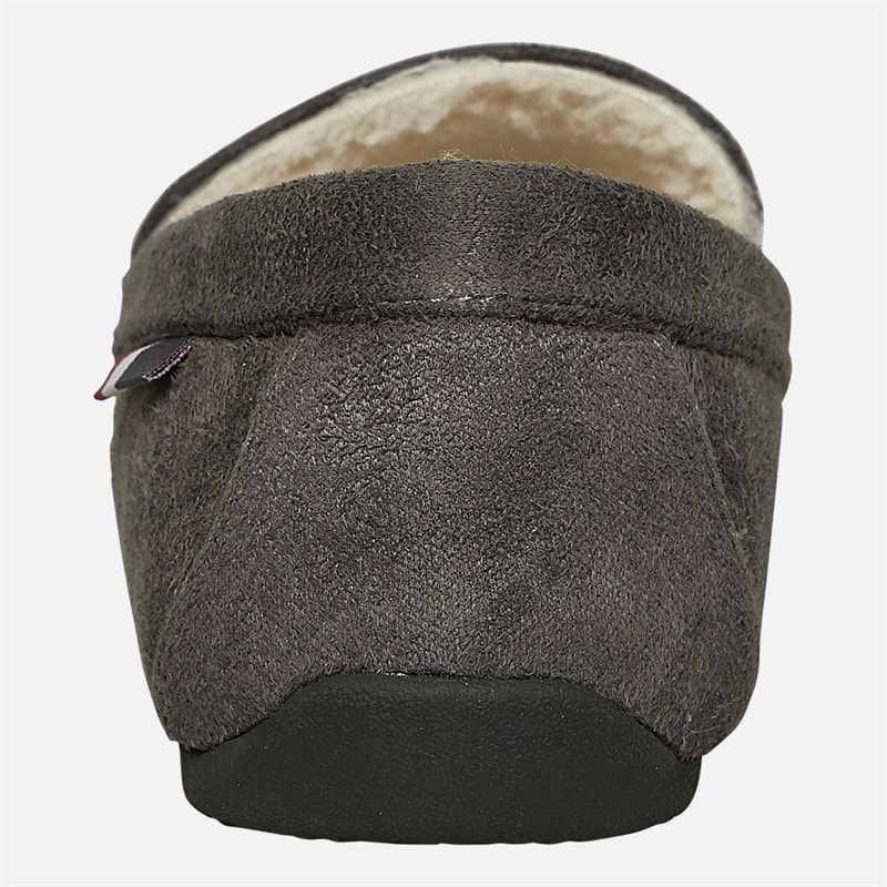 U.S. POLO ASSN. Herre Miky Mokkasin Hjemmesko Charcoal / Blå - Billede 4
