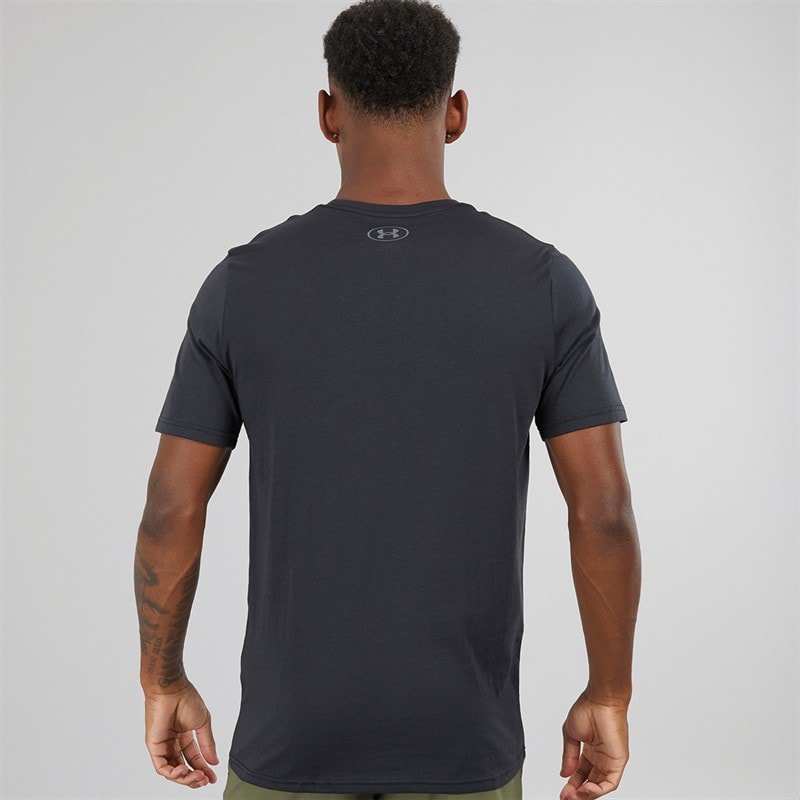 Under Armour Herre Sportstyle T-Shirt Nærmest Sort - Billede 2