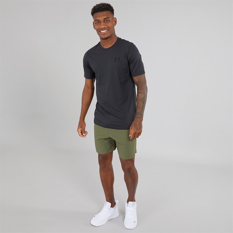 Under Armour Herre Sportstyle T-Shirt Nærmest Sort - Billede 4