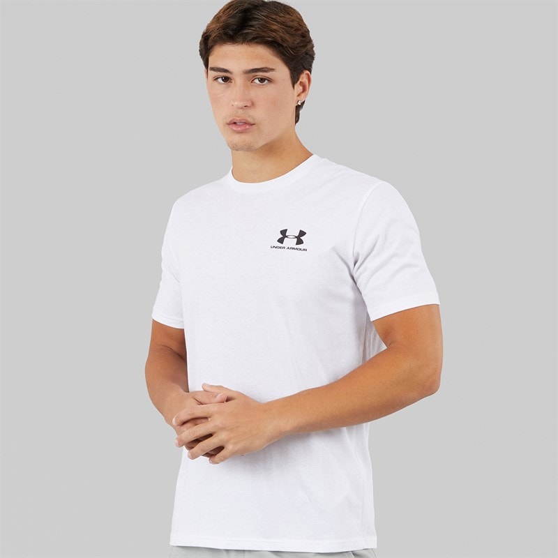 Under Armour Herre Sportstyle T-Shirt Hvid