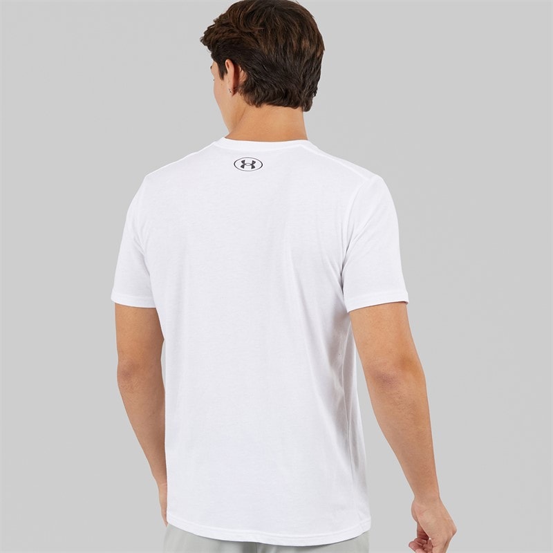Under Armour Herre Sportstyle T-Shirt Hvid - Billede 2
