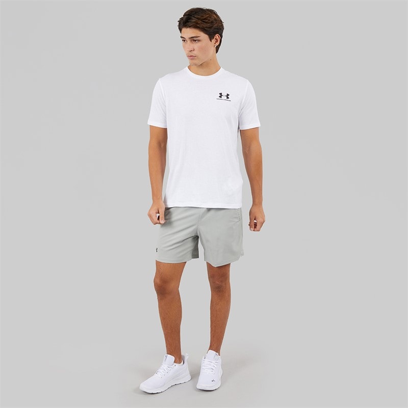 Under Armour Herre Sportstyle T-Shirt Hvid - Billede 3