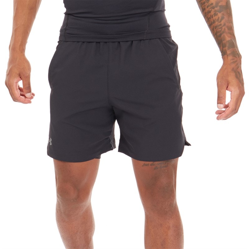 Under Armour Herre UA Vanish Woven 6 Tommer Shorts Sort/Pitch Grå